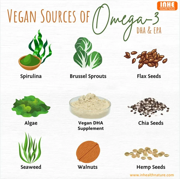 Vegan Sources of Omega 3-DHA & EPA
